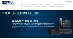 Desktop Screenshot of centrales-telefonicas.net